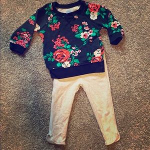 Toddler girl Crewneck and pants